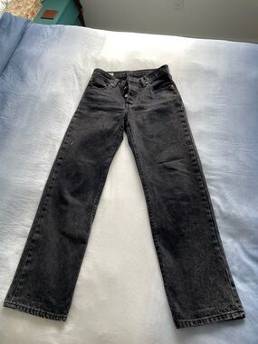 Levi's Black Straight Leg Jeans W27 L32